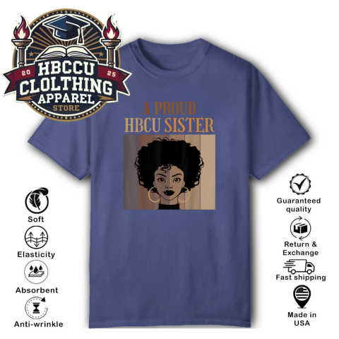 r6se a proud hbcu sister classic t shirt 2 front purple HBCU Clothing Apparel