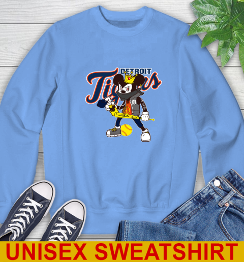 Detroit Tigers MLB Baseball Mickey Peace Sign Sports Sweatshirt 11