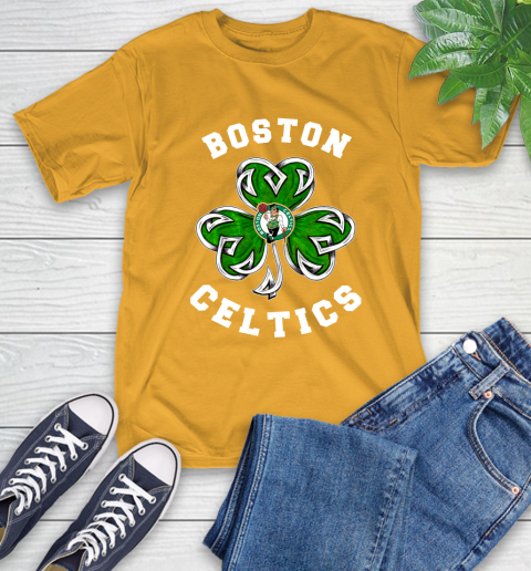 NBA Boston Celtics Three Leaf Clover St Patrick's Day Basketball Sports T-Shirt 2