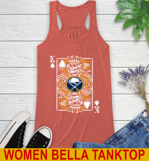 Buffalo Sabres NHL Hockey The King Of Spades Death Cards Shirt Racerback Tank 3