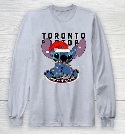Toronto Raptors NBA noel stitch Basketball Christmas Long Sleeve T-Shirt 4