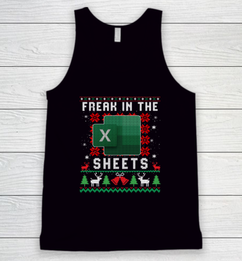 Freak In The Sheets Excel Ugly Christmas Tank Top