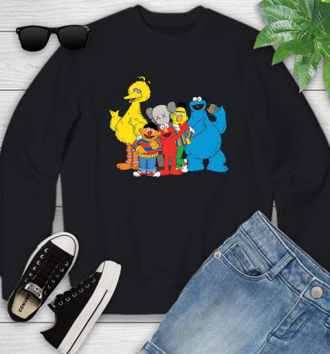 Kaws X Sesame Street UT Hoodie Tee For Sports