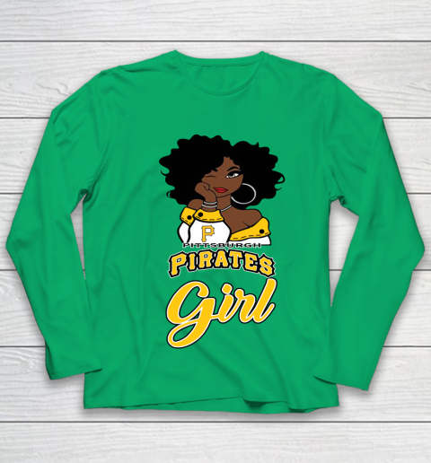 Pittsburgh Piratess Girl MLB Youth Long Sleeve 6