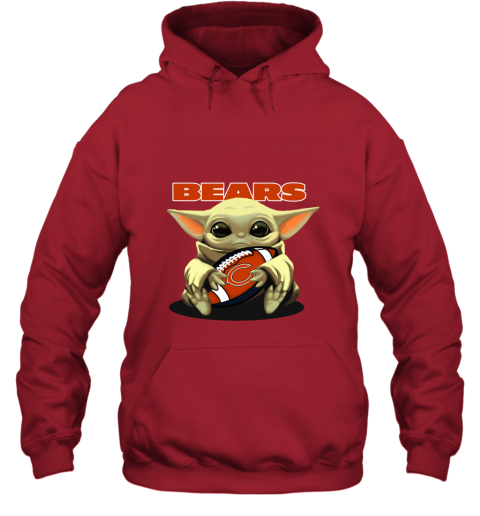 NFL Football Chicago Bears Baby Yoda Star Wars Shirt Youth Hoodie