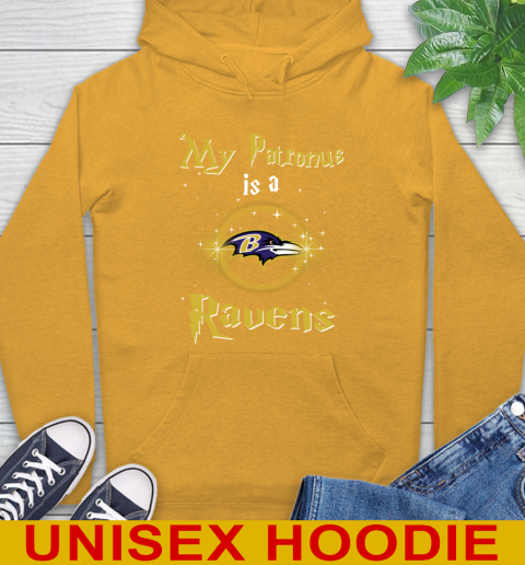 NFL Football Harry Potter My Patronus Is A Baltimore Ravens Hoodie 2