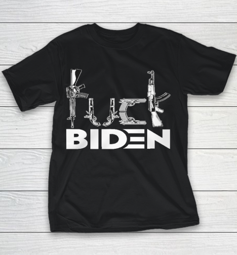 Fuck Biden Gun Control Youth T-Shirt