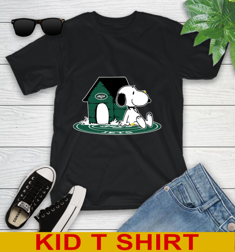 NFL Football New York Jets Snoopy The Peanuts Movie Shirt Youth T-Shirt 2