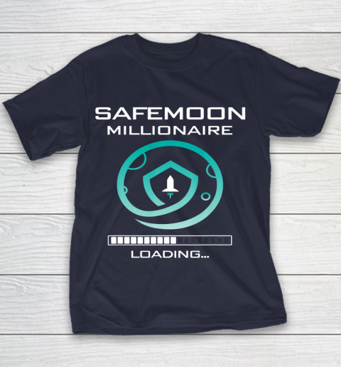 Funny Safemoon Millionaire Crypto Youth T-Shirt 2