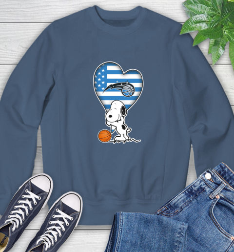 Orlando Magic NBA Basketball The Peanuts Movie Adorable Snoopy Sweatshirt 7
