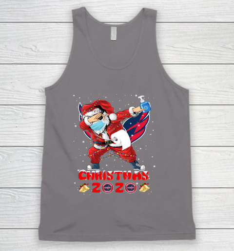 Washington Capitals Funny Santa Claus Dabbing Christmas 2020 NHL Tank Top 6
