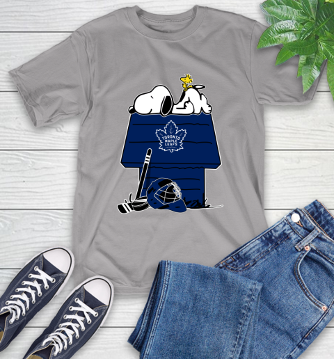 Toronto Maple Leafs NHL Hockey Snoopy Woodstock The Peanuts Movie T-Shirt 6