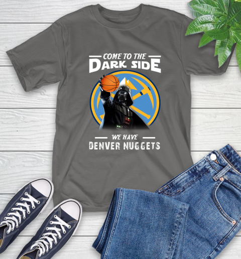 NBA Come To The Dark Side We Have Denver Nuggets Star Wars Darth Vader Basketball T-Shirt 10