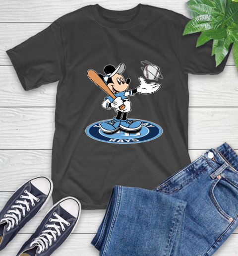 MLB Baseball Tampa Bay Rays Cheerful Mickey Disney Shirt T-Shirt