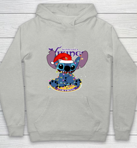 Minnesota Vikings NFL Football noel stitch Christmas Youth Hoodie