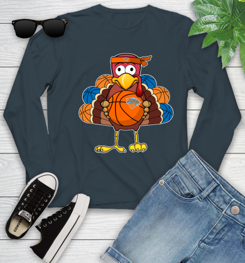 New York Knicks Turkey thanksgiving day Youth Long Sleeve 8