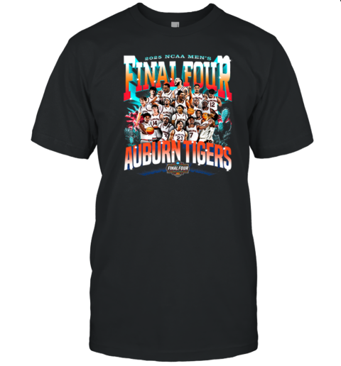 Auburn Tigers Final Four 2025 Basketball NIL Premium T-Shirt