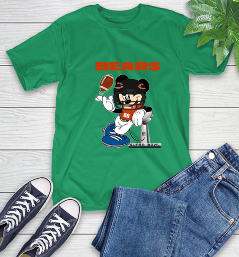 NFL Chicago Bears Mickey Mouse Disney Super Bowl Football T Shirt T-Shirt 7