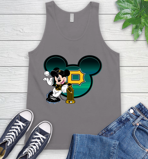 MLB Pittsburgh Pirates The Commissioner's Trophy Mickey Mouse Disney Tank Top 7