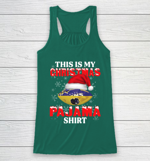 Baltimore Ravens This Is My Christmas Pajama Shirt NFL Racerback Tank 5