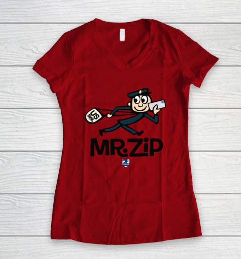 USPS MR. ZIP Women's V-Neck T-Shirt 6