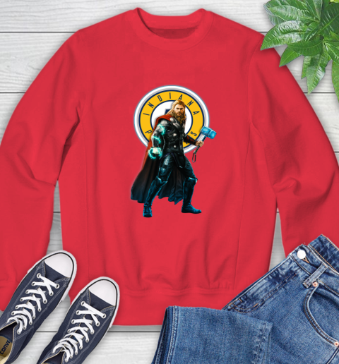 NBA Thor Avengers Endgame Basketball Indiana Pacers Sweatshirt 10