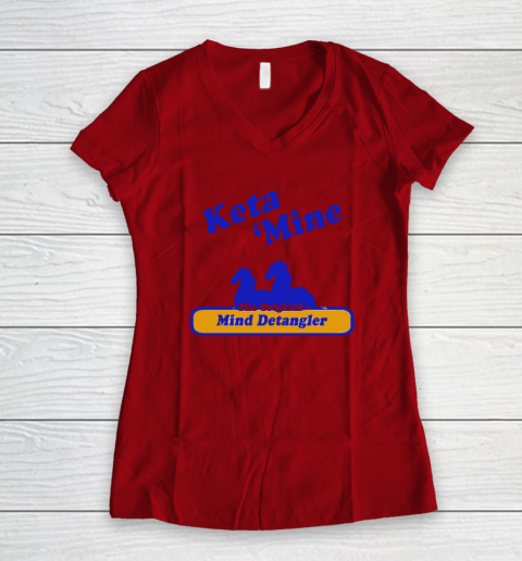Ketamine The Mind Detangler Women's V-Neck T-Shirt 5