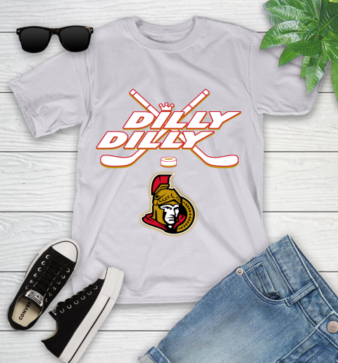 NHL Ottawa Senators Dilly Dilly Hockey Sports Youth T-Shirt 4