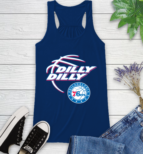 NBA Philadelphia 76ers Dilly Dilly Basketball Sports Racerback Tank 9