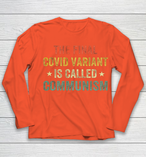 The final Co vid variant is called communism vintage Youth Long Sleeve 3
