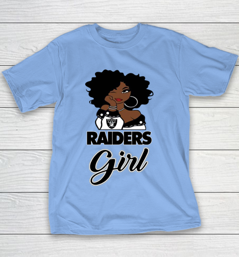 Oakland Raiders Girl NFL Youth T-Shirt 10