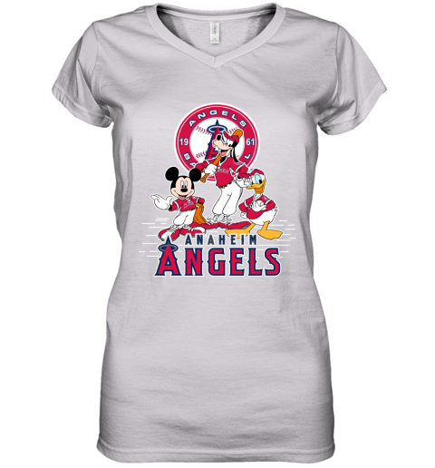 Los Angeles Angels Shirt Women's XS Red 3/4 Sleeve MLB Genuine  Merchandise Logo