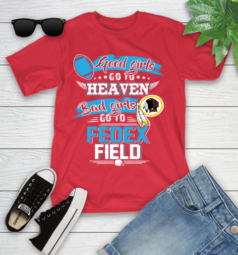 Washington Redskins NFL Bad Girls Go To Fedex Field Shirt Youth T-Shirt 13