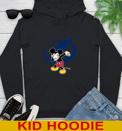Tampa Bay Lightning NHL Hockey Dabbing Mickey Disney Sports Youth Hoodie 2
