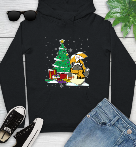 Pittsburgh Steelers NFL Football Cute Tonari No Totoro Christmas Sports Youth Hoodie