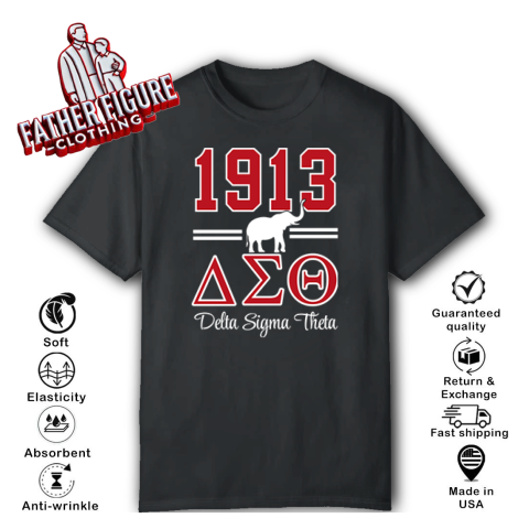 I Love Delta Sorority Established 1913 Founders T-Shirt