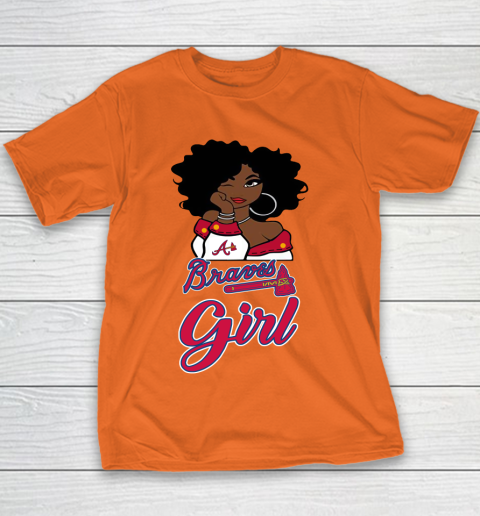 Atlanta Braves Girl MLB Youth T-Shirt 7