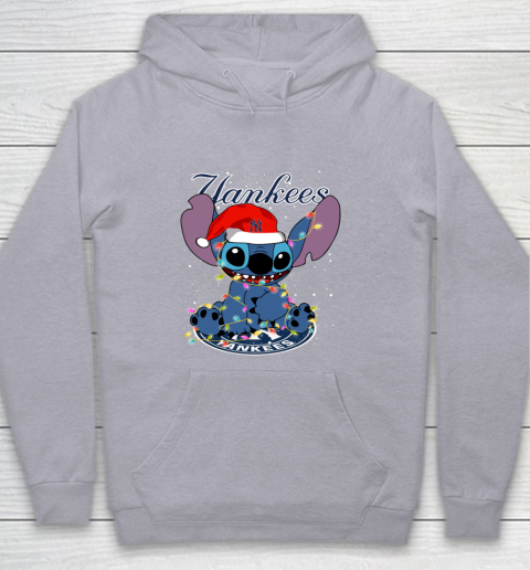 New York Yankees MLB noel stitch Baseball Christmas Youth Hoodie 4