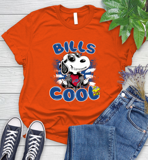 NFL Football Buffalo Bills Cool Snoopy Shirt Women's T-Shirt 3