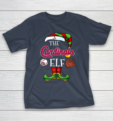 St.Louis Cardinals Christmas ELF Funny MLB T-Shirt 3