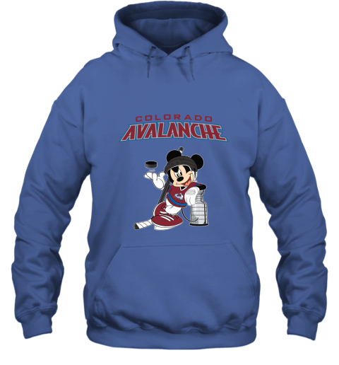 Mickey Colorado Avalanche With The Stanley Cup Hockey NHL Hoodie