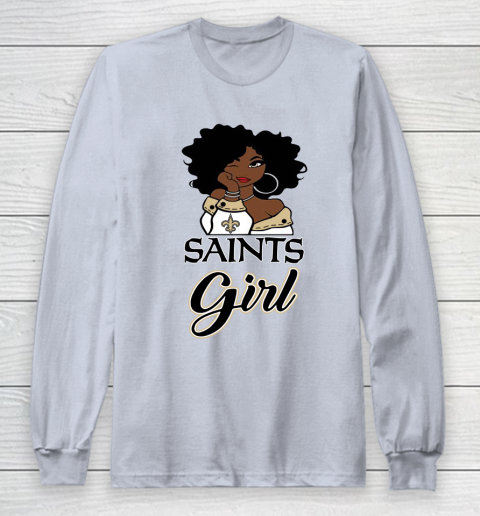 New Orleans Saints Girl NFL Long Sleeve T-Shirt 6