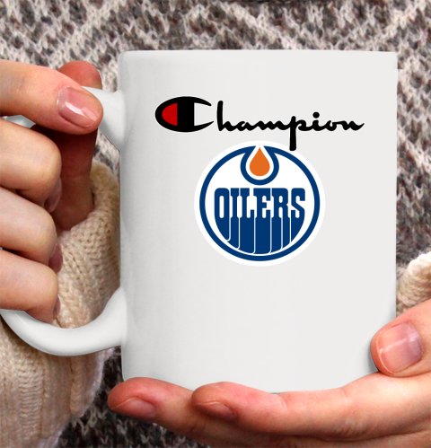NHL Hockey Edmonton Oilers Champion Shirt Ceramic Mug 15oz