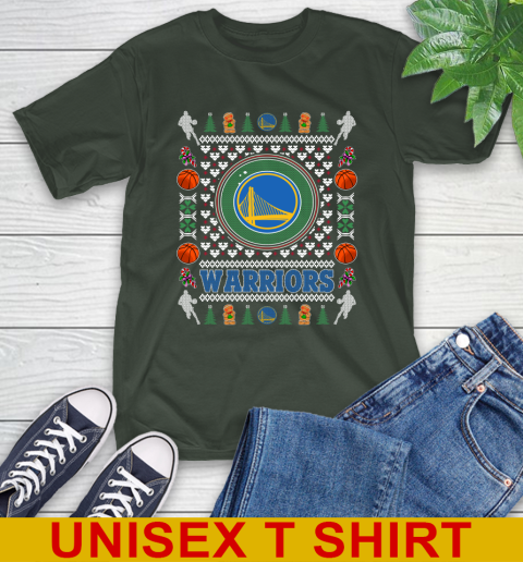 Golden State Warriors Merry Christmas NBA Basketball Loyal Fan T-Shirt 6