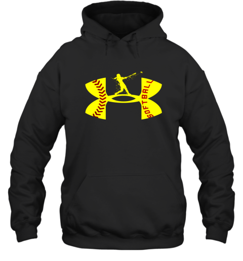 Softball Under Armour T Shirt Hooded