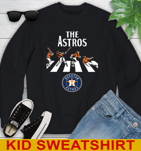 MLB Baseball Houston Astros The Beatles Rock Band Shirt Youth Sweatshirt