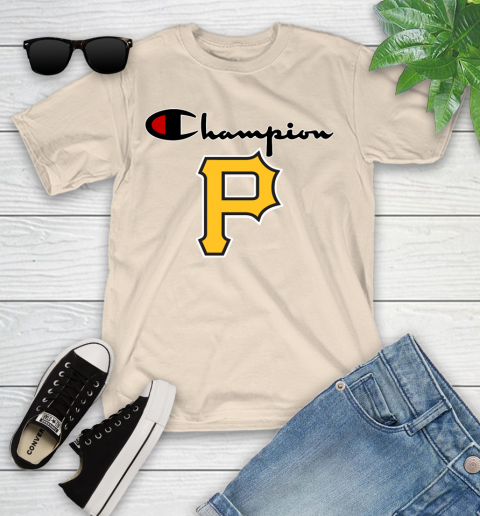 MLB Baseball Pittsburgh Pirates Champion Shirt Youth T-Shirt 9
