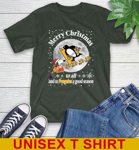 Pittsburgh Penguins Merry Christmas To All And To Penguins A Good Season NHL Hockey Sports T-Shirt 6
