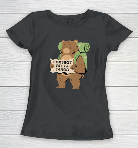 Bear Foxtrots Deltas Tangos Funny Women's T-Shirt
