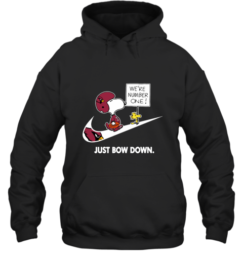 Arizona Cardinals Are Number One – Just Bow Down Snoopy Hoodie